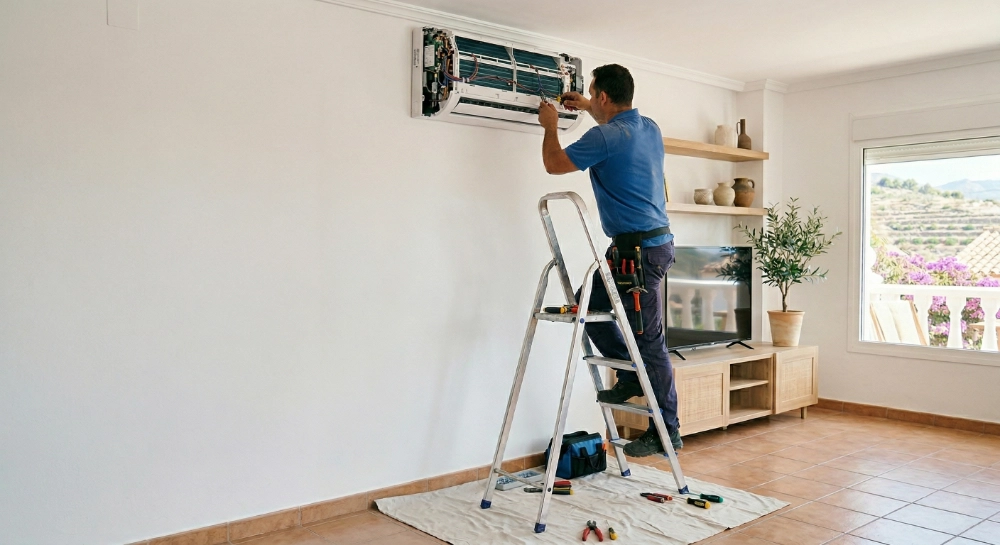 instalación de aire acondicionado en la Marina Alta