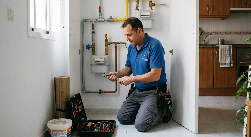 instalación de gas en la Marina alta
